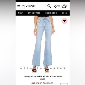 Levi’s 70s High Rise Flare Jeans